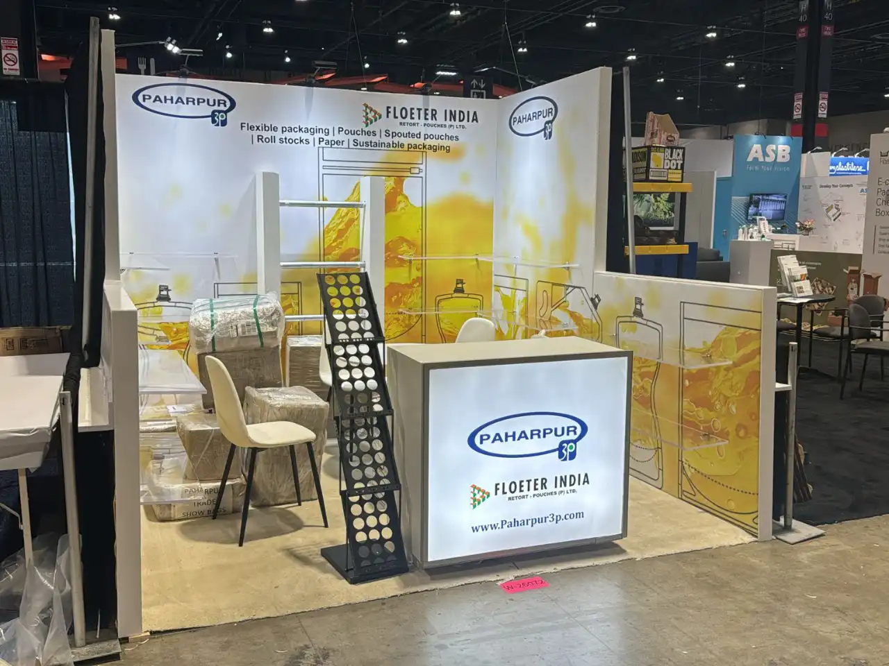 Pack Expo 2024 USA trade show booth design PAHARPUR